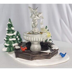 Dept 56 Winter Fountain Snow Village #54097